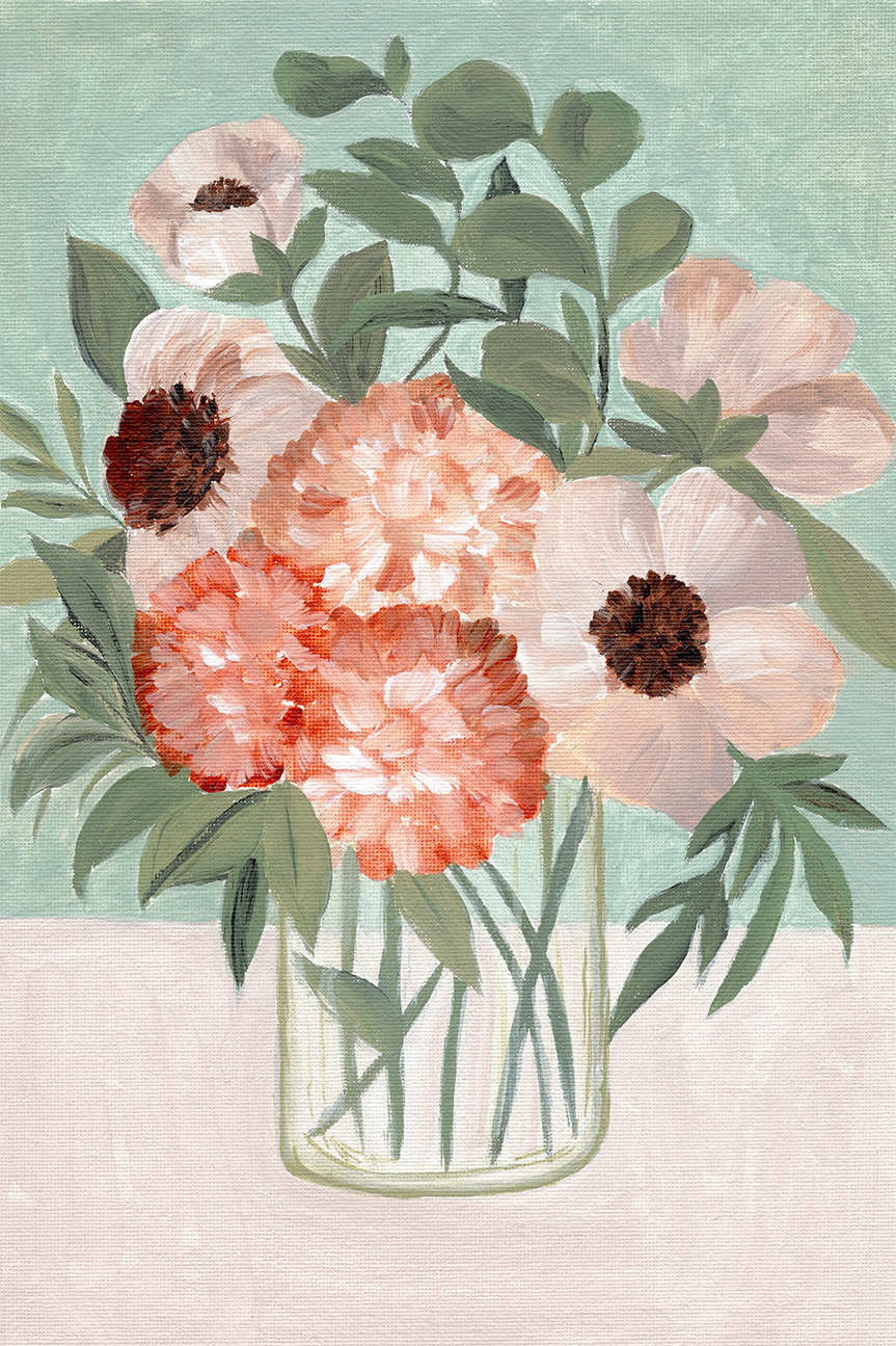 wall-art-print-canvas-poster-framed-Garden Beauties , By Nikita Jariwala-1