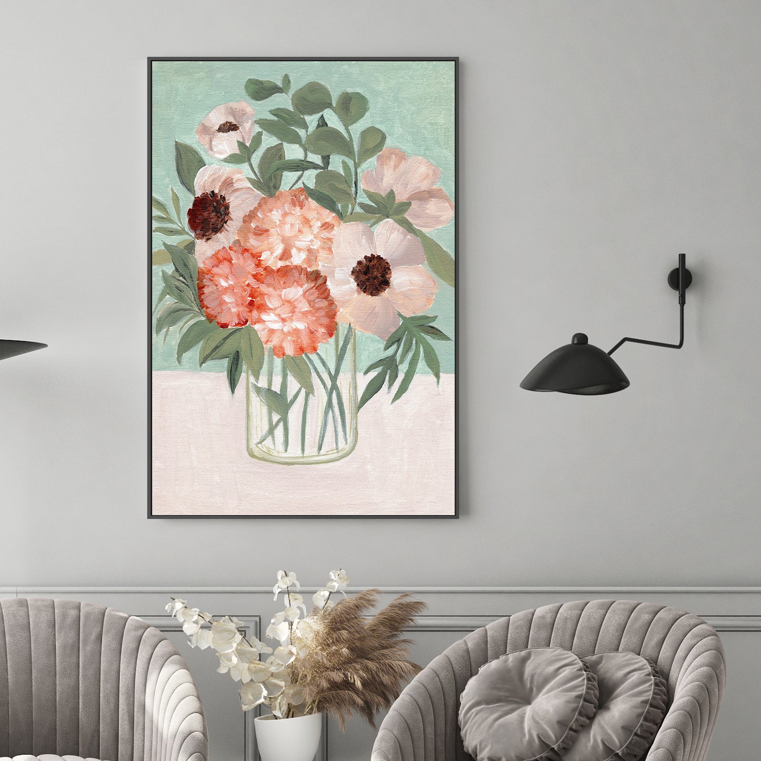 wall-art-print-canvas-poster-framed-Garden Beauties , By Nikita Jariwala-2