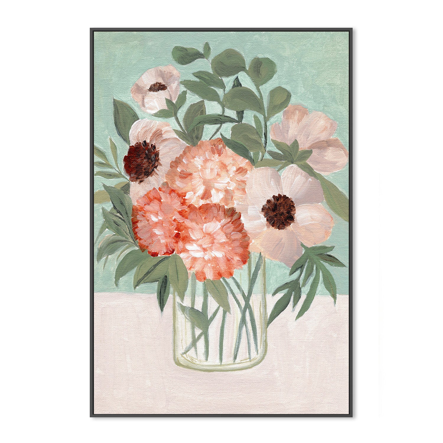 wall-art-print-canvas-poster-framed-Garden Beauties , By Nikita Jariwala-3