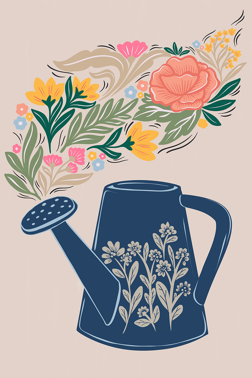 wall-art-print-canvas-poster-framed-Garden Glory , By Nikita Jariwala-1