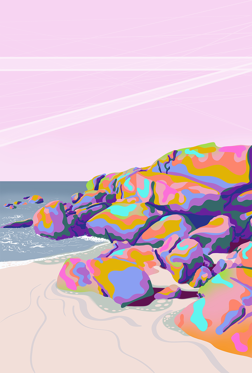 wall-art-print-canvas-poster-framed-Garden Island , By Unratio-1