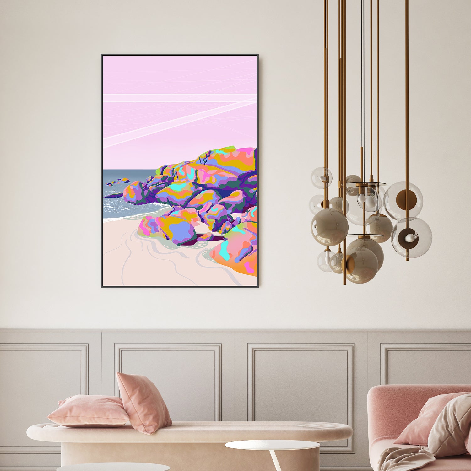 wall-art-print-canvas-poster-framed-Garden Island , By Unratio-2
