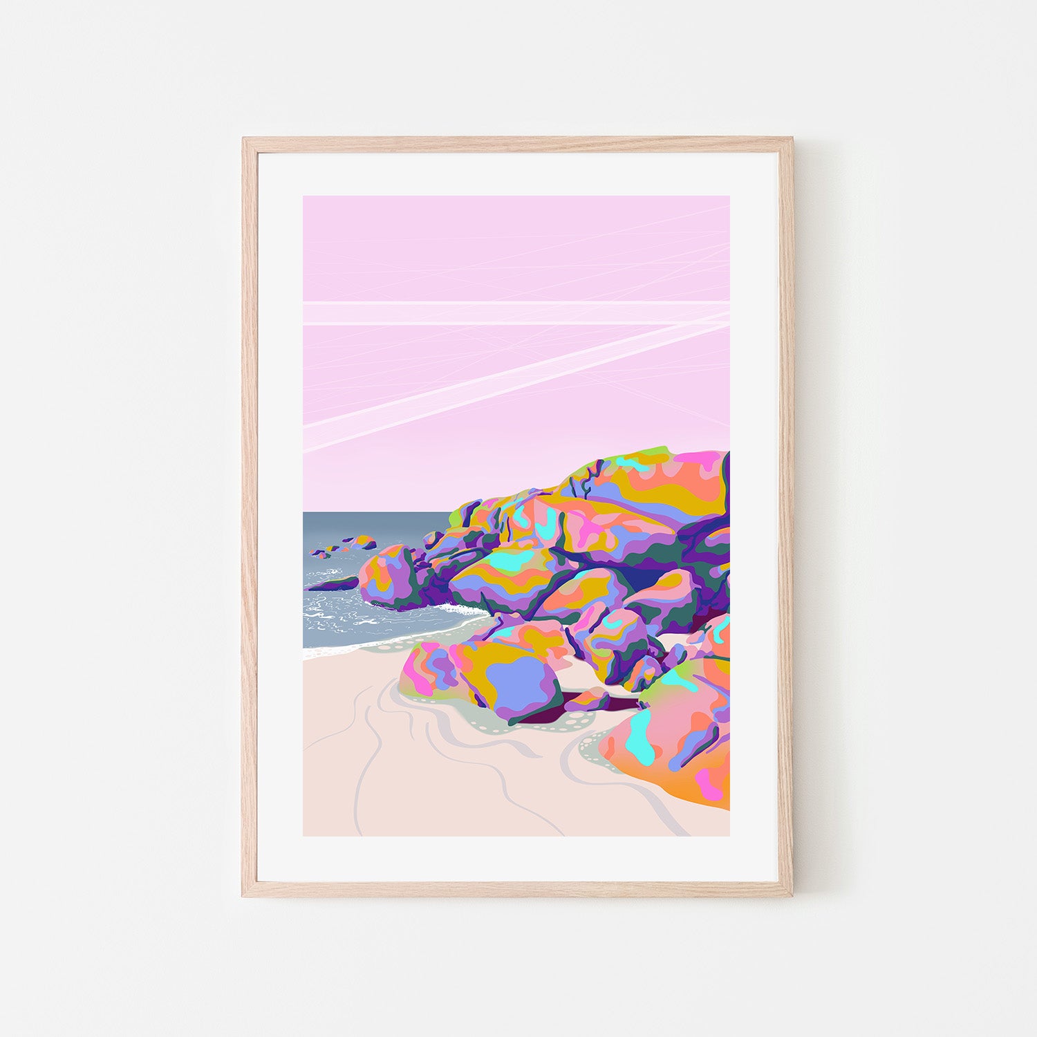 wall-art-print-canvas-poster-framed-Garden Island , By Unratio-6