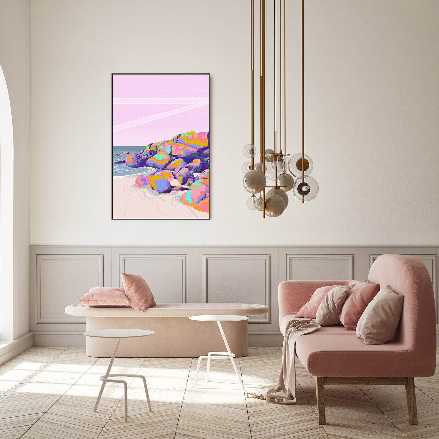 wall-art-print-canvas-poster-framed-Garden Island , By Unratio-7