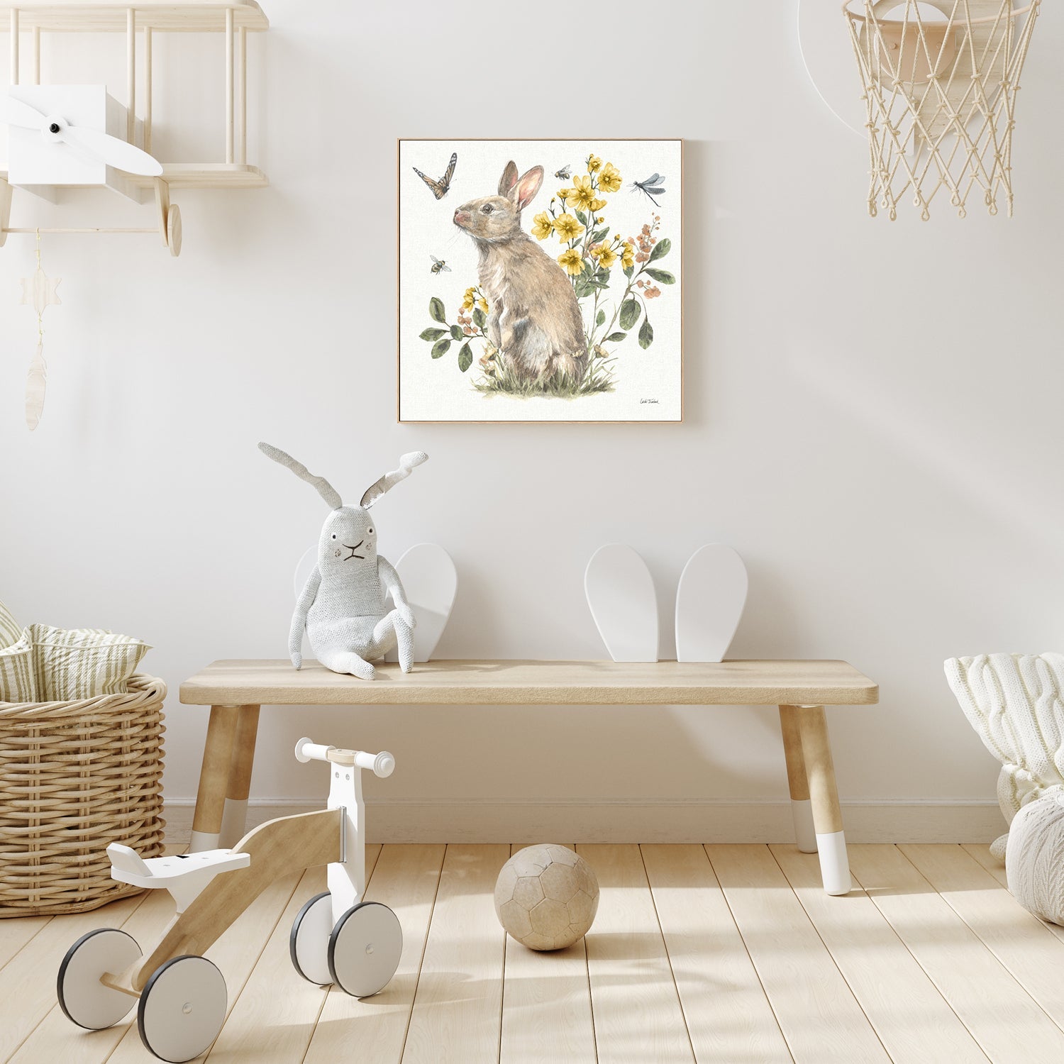 wall-art-print-canvas-poster-framed-Garden Patch Yellow, Style C , By Leslie Trimbach-7
