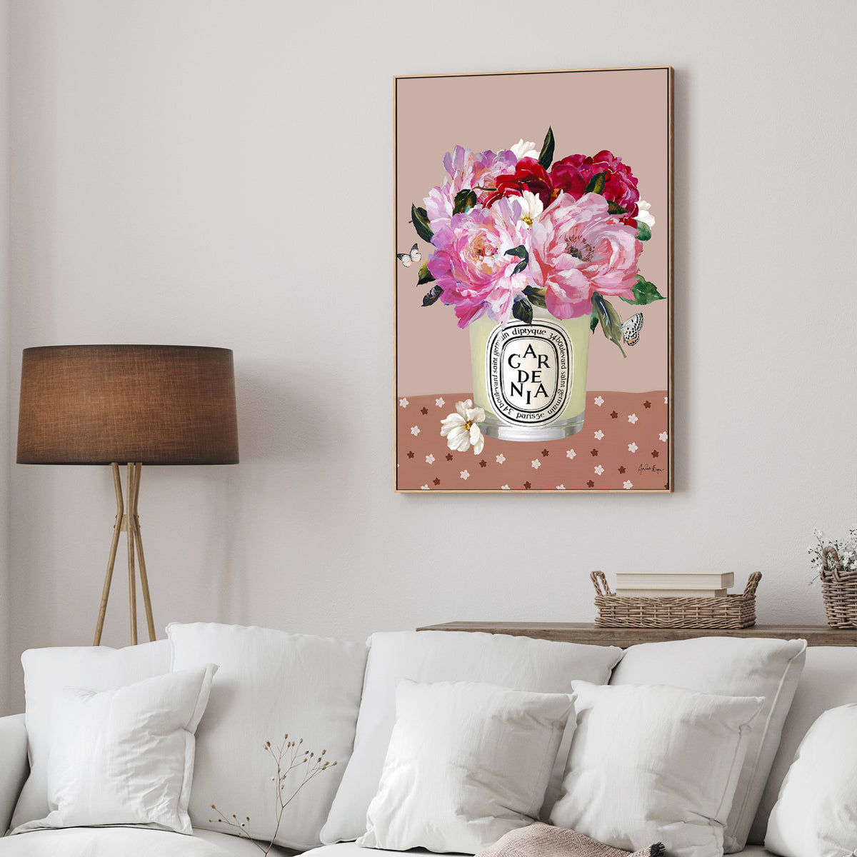 wall-art-print-canvas-poster-framed-Gardenia-2