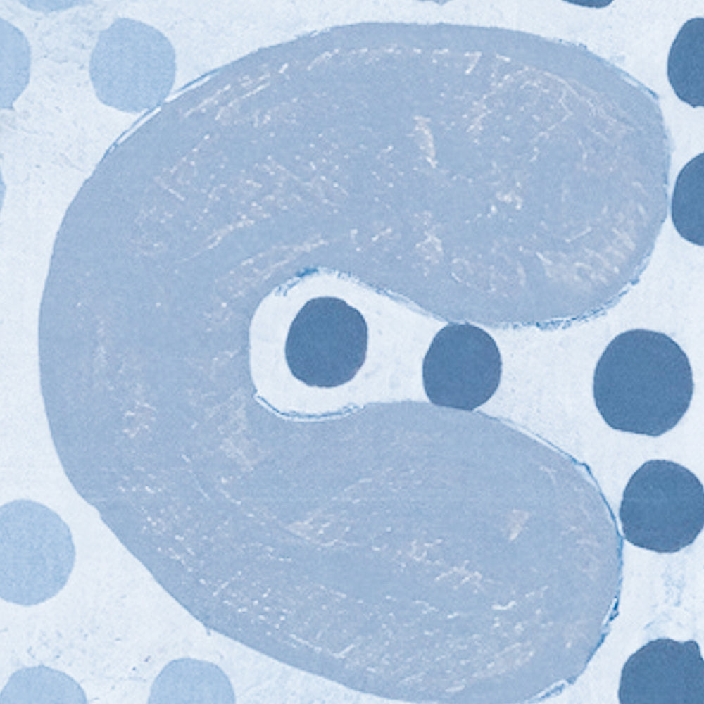 Gathering Body Paint Blue Version By Danny Tjampitjinpa Possum Aboriginal Painting Print