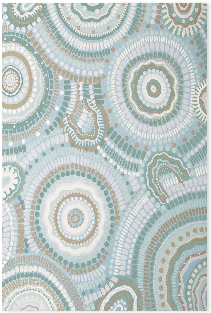 wall-art-print-canvas-poster-framed-Gathering Bora Rings Among The Blue Hills, Style B , By Leah Cummins-GIOIA-WALL-ART