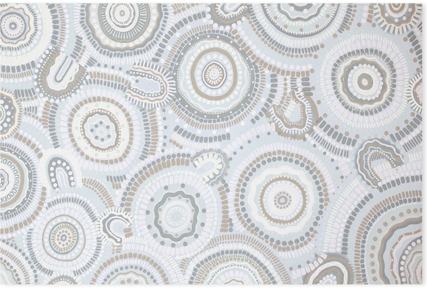 wall-art-print-canvas-poster-framed-Gathering Bora Rings Among The Pastel Blue Hills , By Leah Cummins-GIOIA-WALL-ART