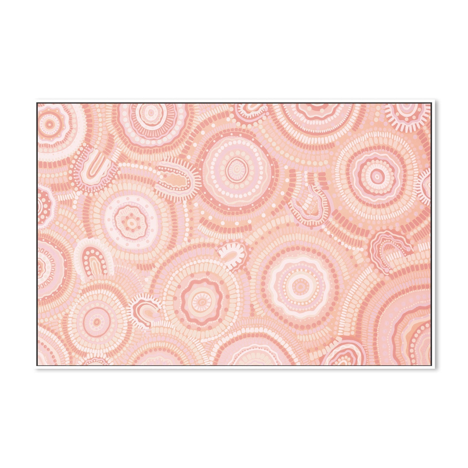 wall-art-print-canvas-poster-framed-Gathering Bora Rings Among The Peachy Hills , By Leah Cummins-GIOIA-WALL-ART