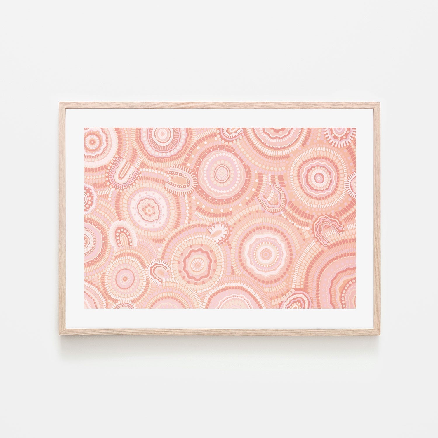 wall-art-print-canvas-poster-framed-Gathering Bora Rings Among The Peachy Hills , By Leah Cummins-GIOIA-WALL-ART