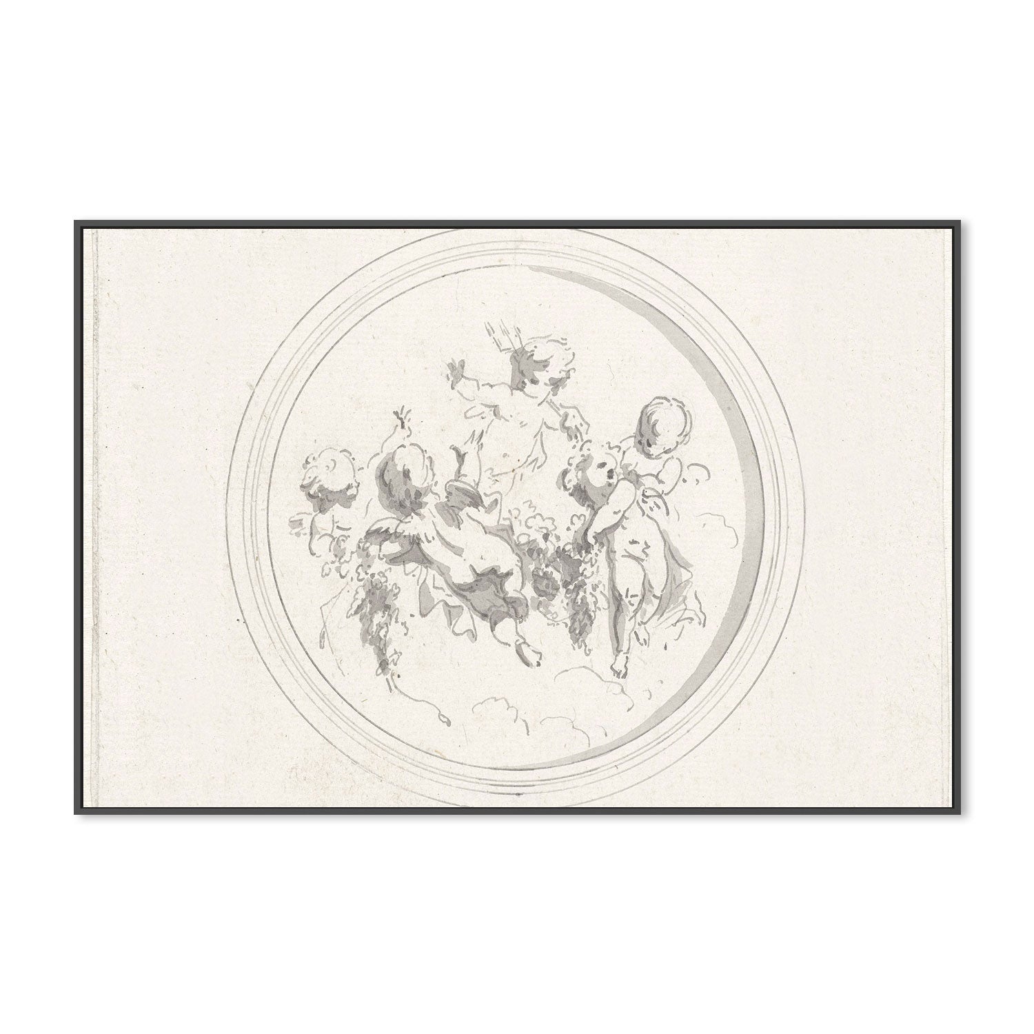wall-art-print-canvas-poster-framed-Gathering of Angels , By Leah Straatsma-3