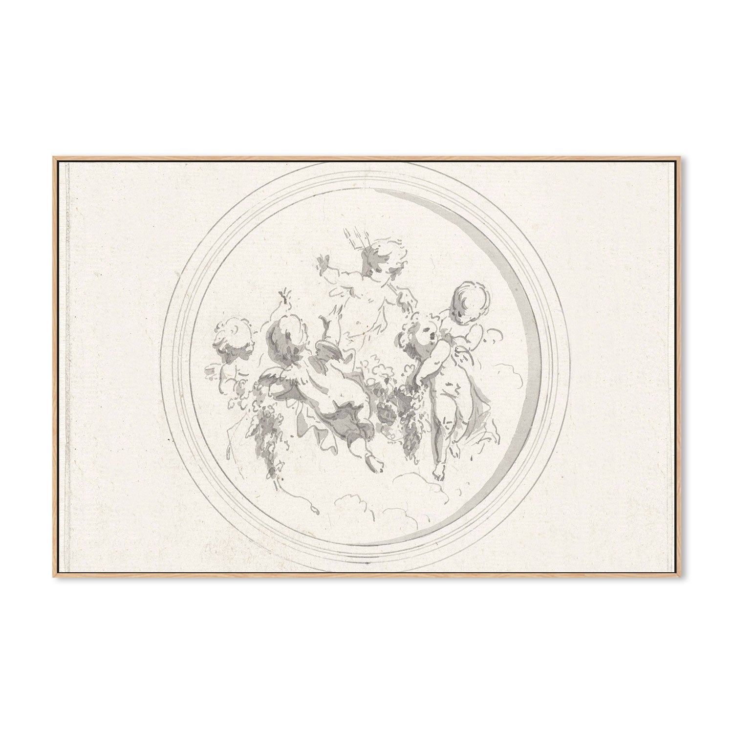 wall-art-print-canvas-poster-framed-Gathering of Angels , By Leah Straatsma-4