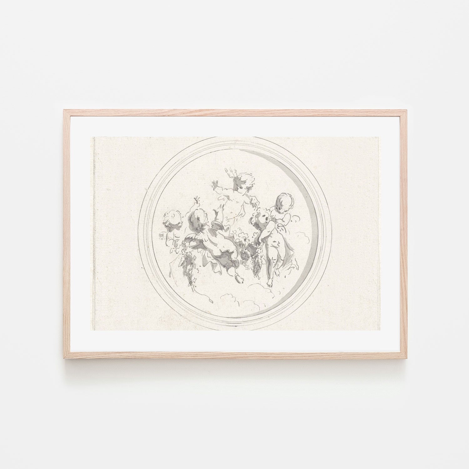 wall-art-print-canvas-poster-framed-Gathering of Angels , By Leah Straatsma-6