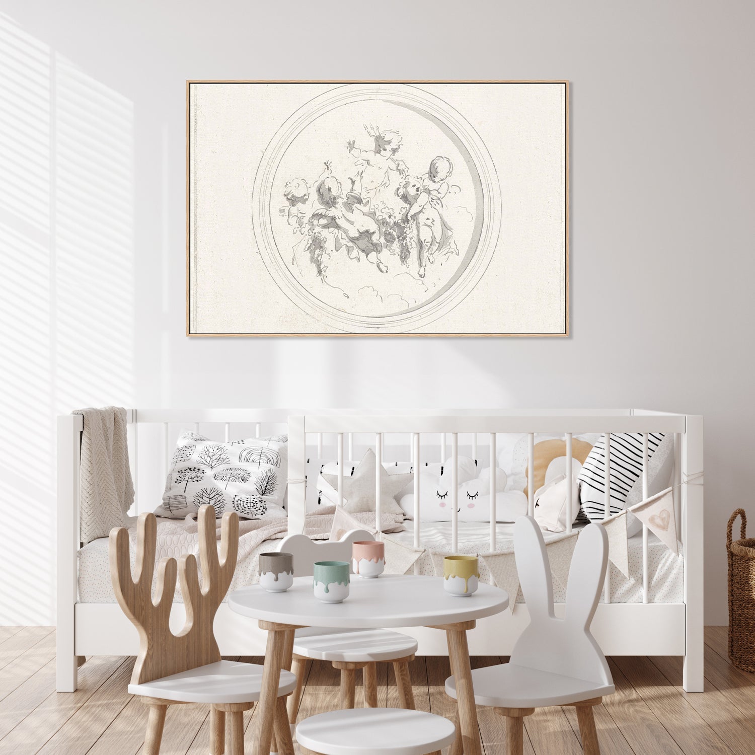 wall-art-print-canvas-poster-framed-Gathering of Angels , By Leah Straatsma-7