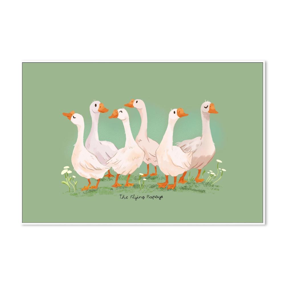 wall-art-print-canvas-poster-framed-Geese , By The Flying Papaya-5