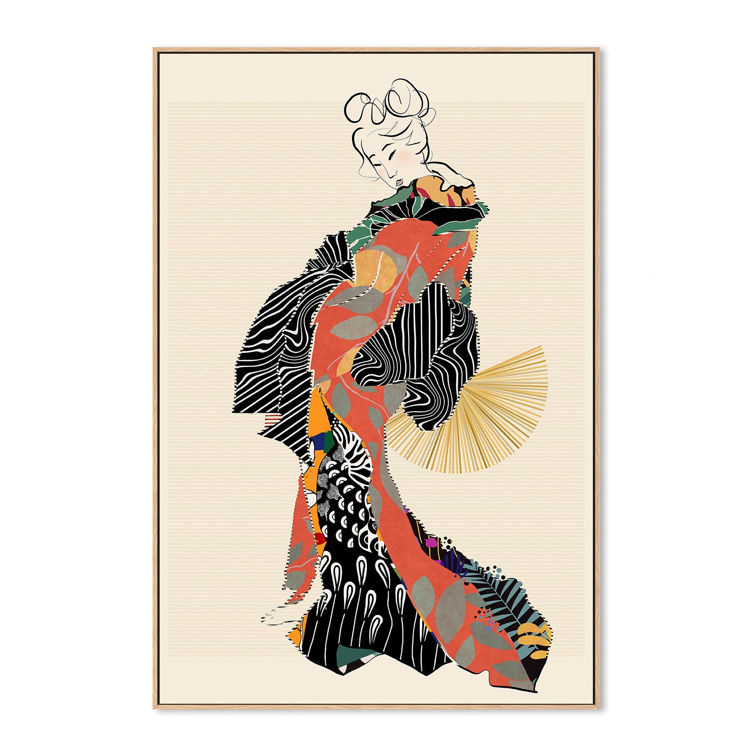 wall-art-print-canvas-poster-framed-Geisha-4