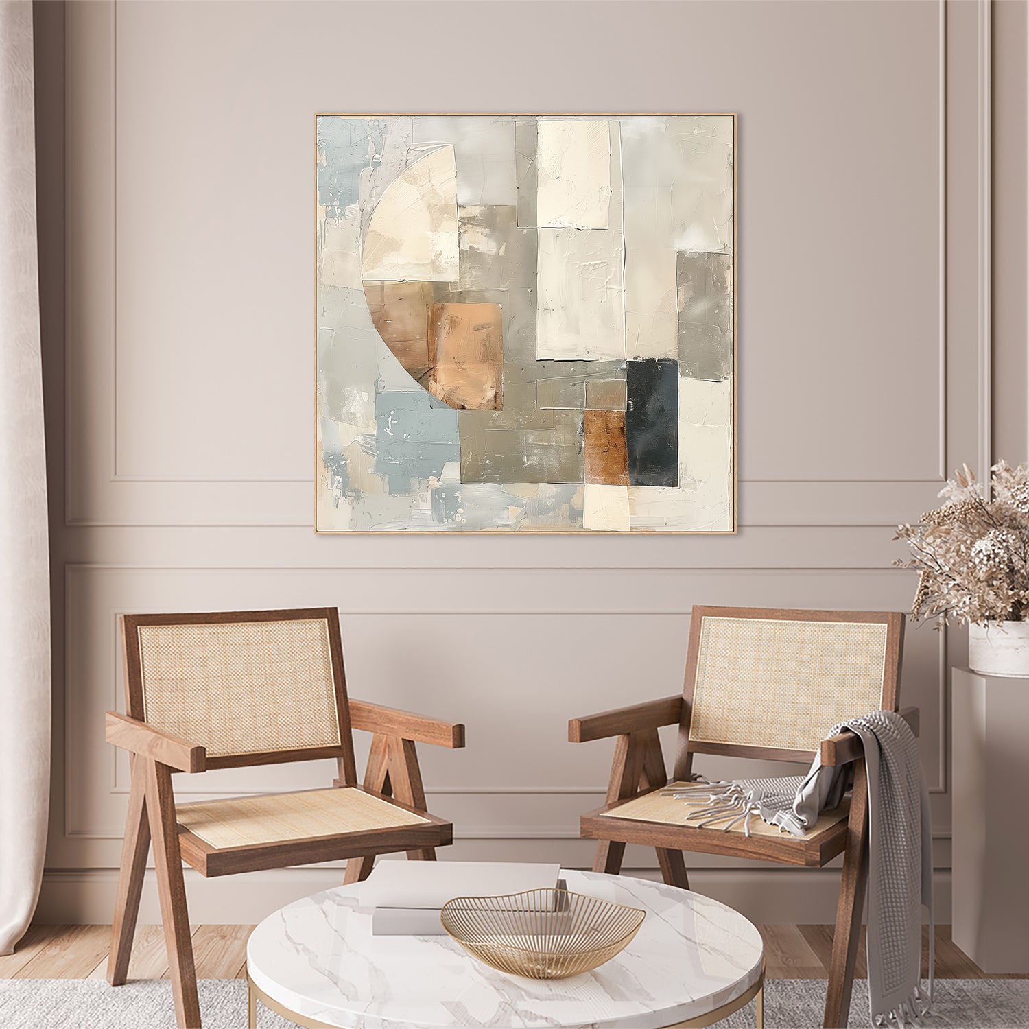 wall-art-print-canvas-poster-framed-Geometric Harmony-9