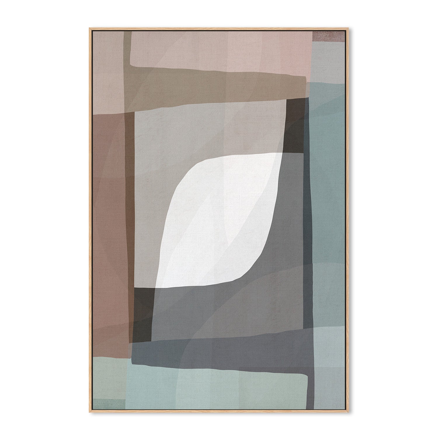 wall-art-print-canvas-poster-framed-Geometric Shapes and Muted Earth Tones-4