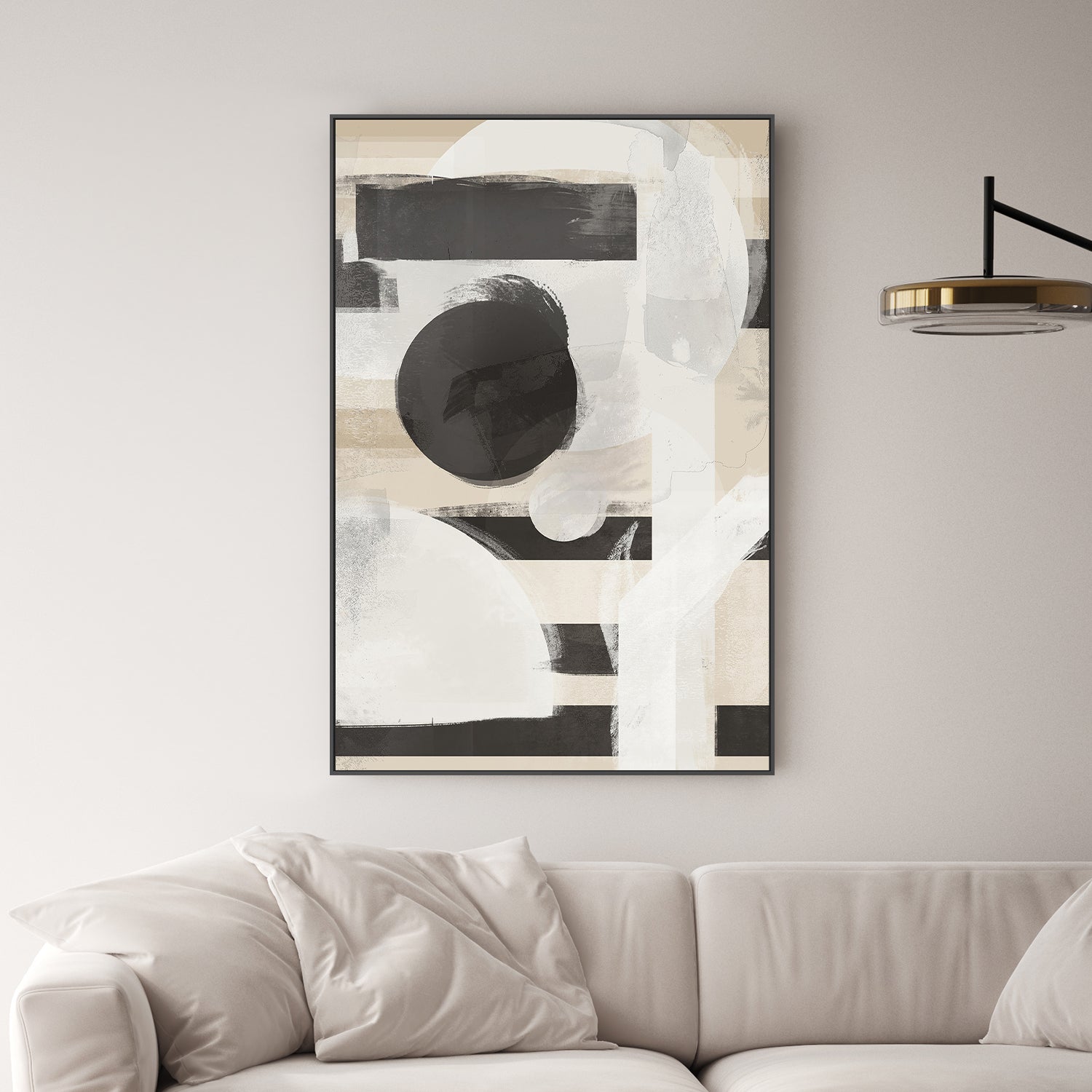 wall-art-print-canvas-poster-framed-Geometric Story, Style A-2