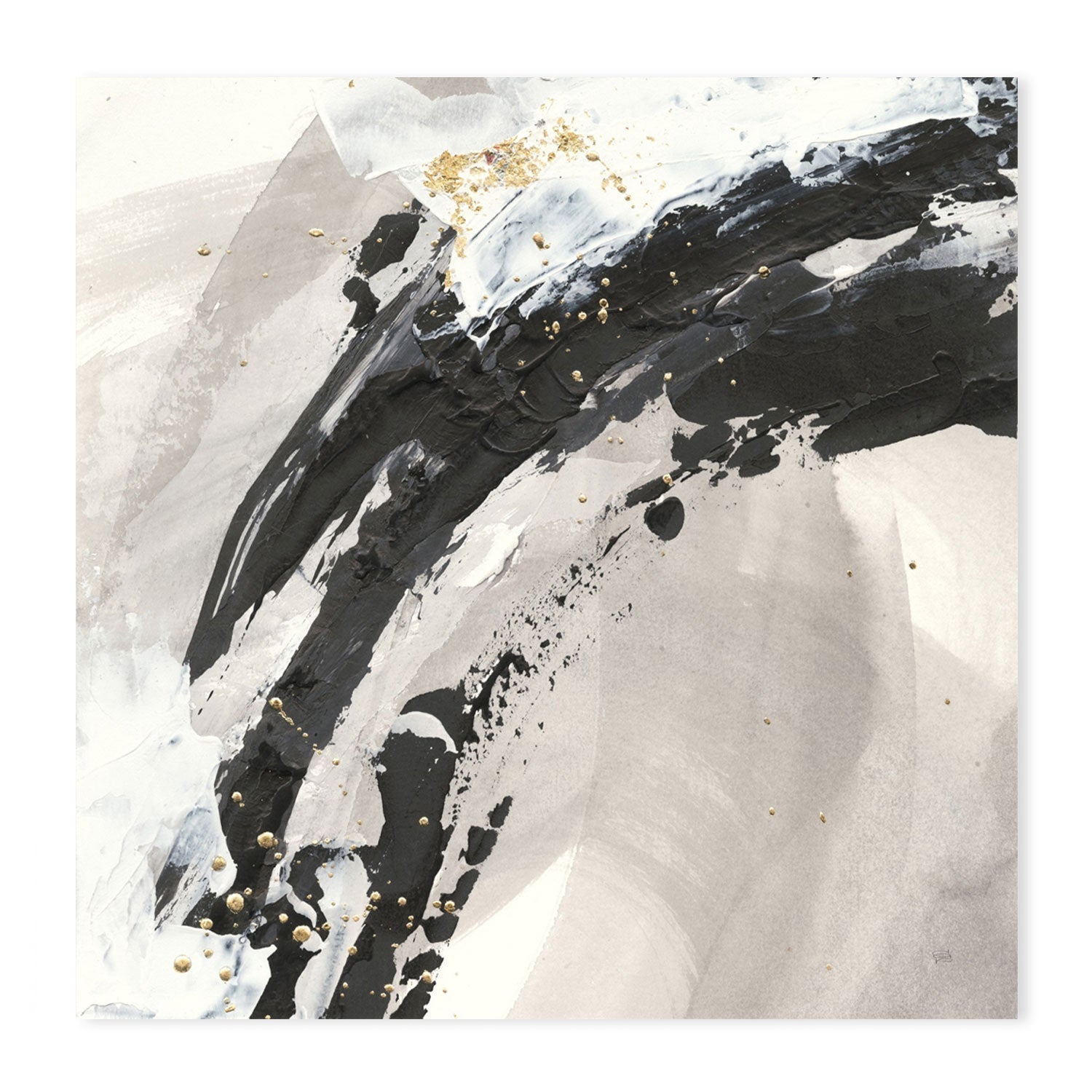 wall-art-print-canvas-poster-framed-Gilded Arcs, Set of 3-by-Chris Paschke-Gioia Wall Art