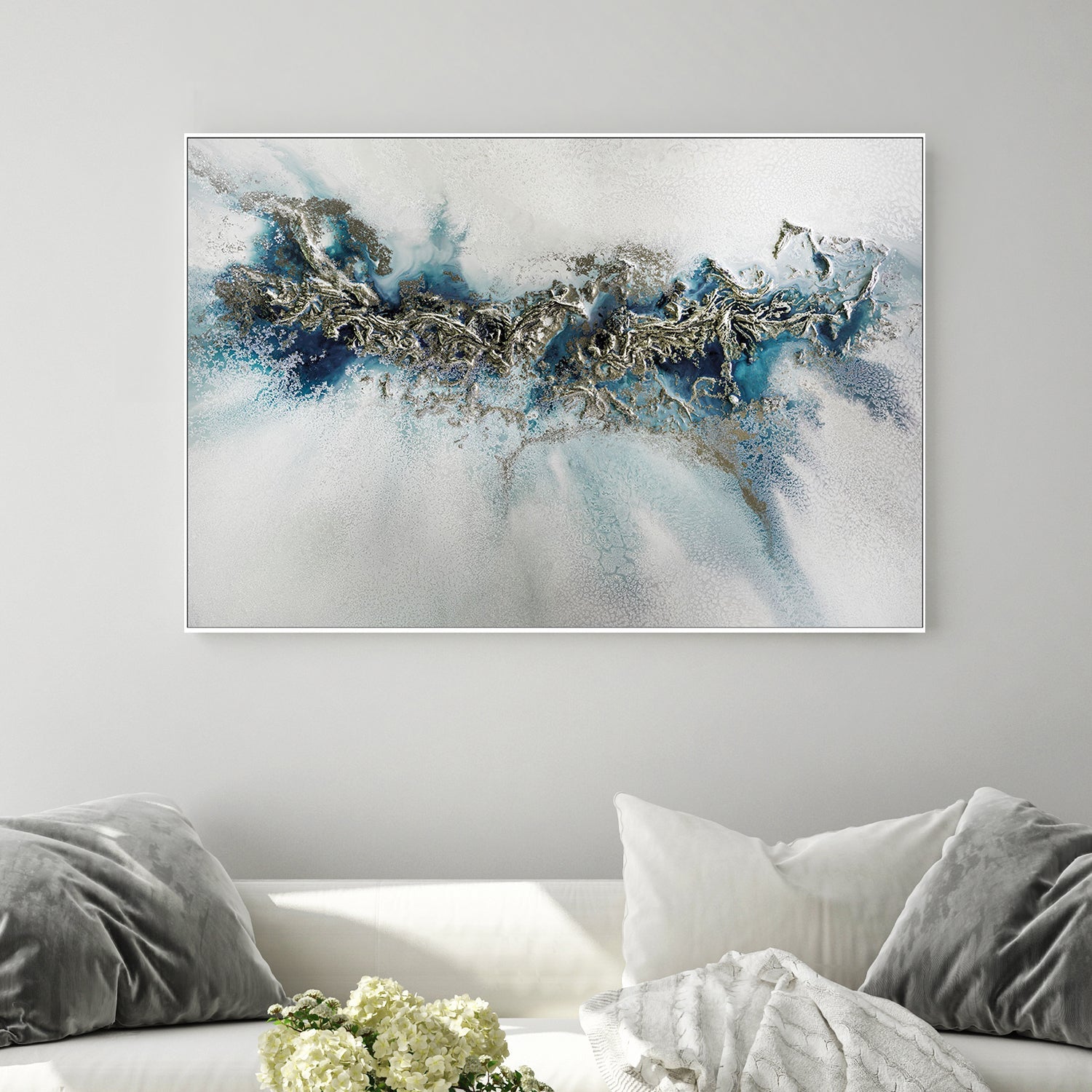 wall-art-print-canvas-poster-framed-Gilded Weave , By Petra Meikle-2