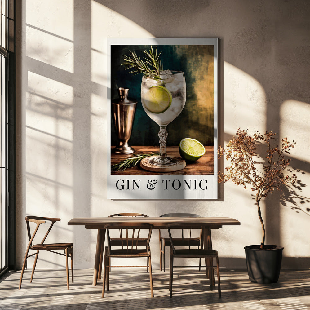 wall-art-print-canvas-poster-framed-Gin & Tonic , By Andreas Magnusson-4