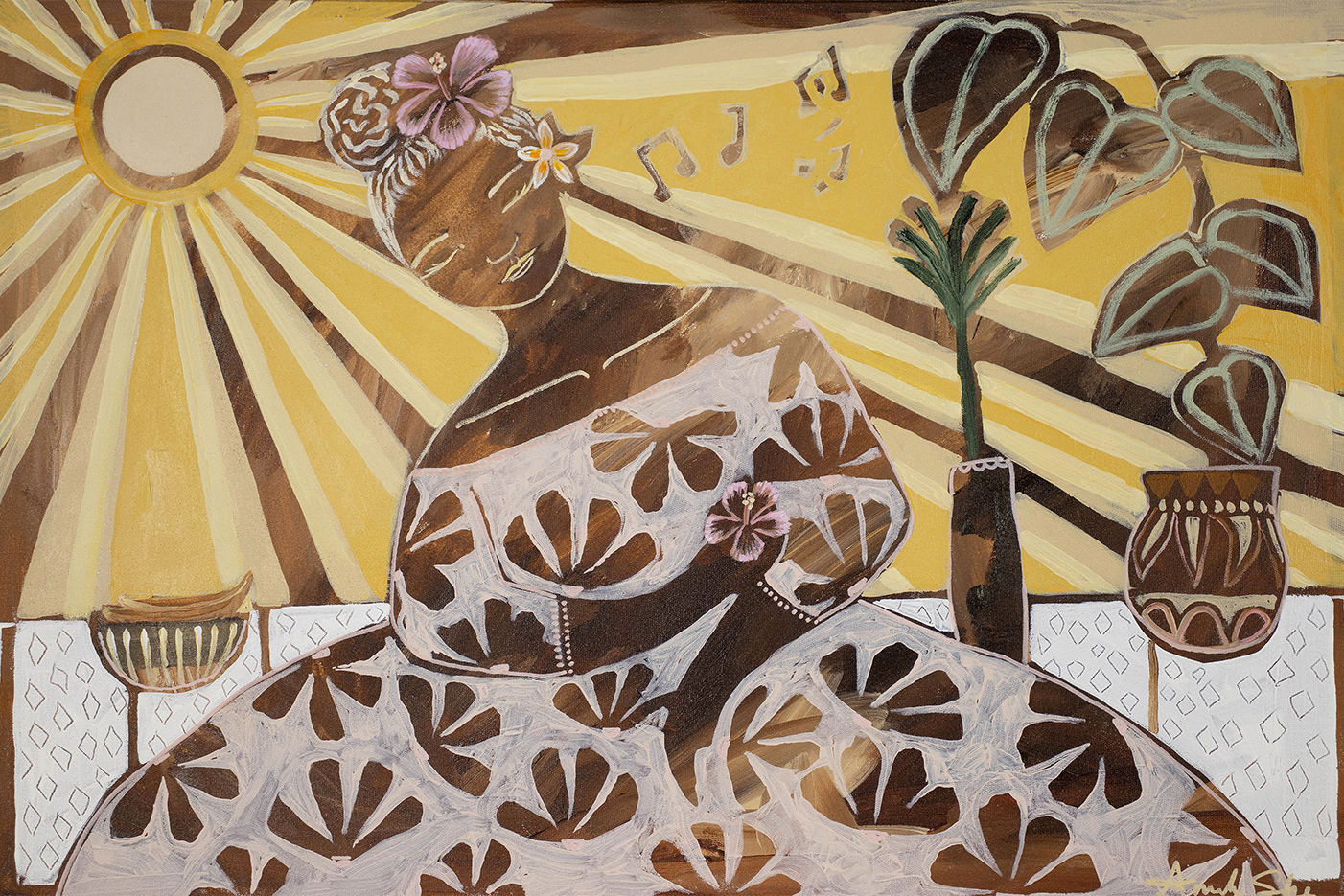 wall-art-print-canvas-poster-framed-Gina, Heart Of Gold , By Amanda Skye-1