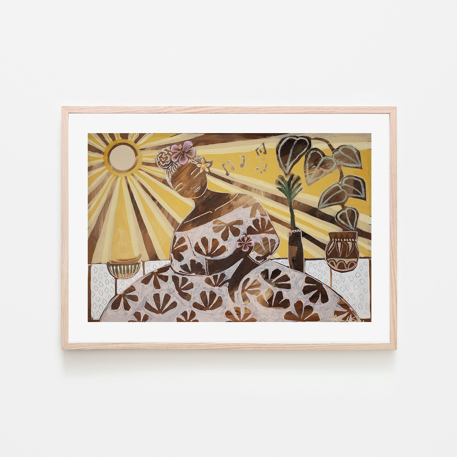 wall-art-print-canvas-poster-framed-Gina, Heart Of Gold , By Amanda Skye-6