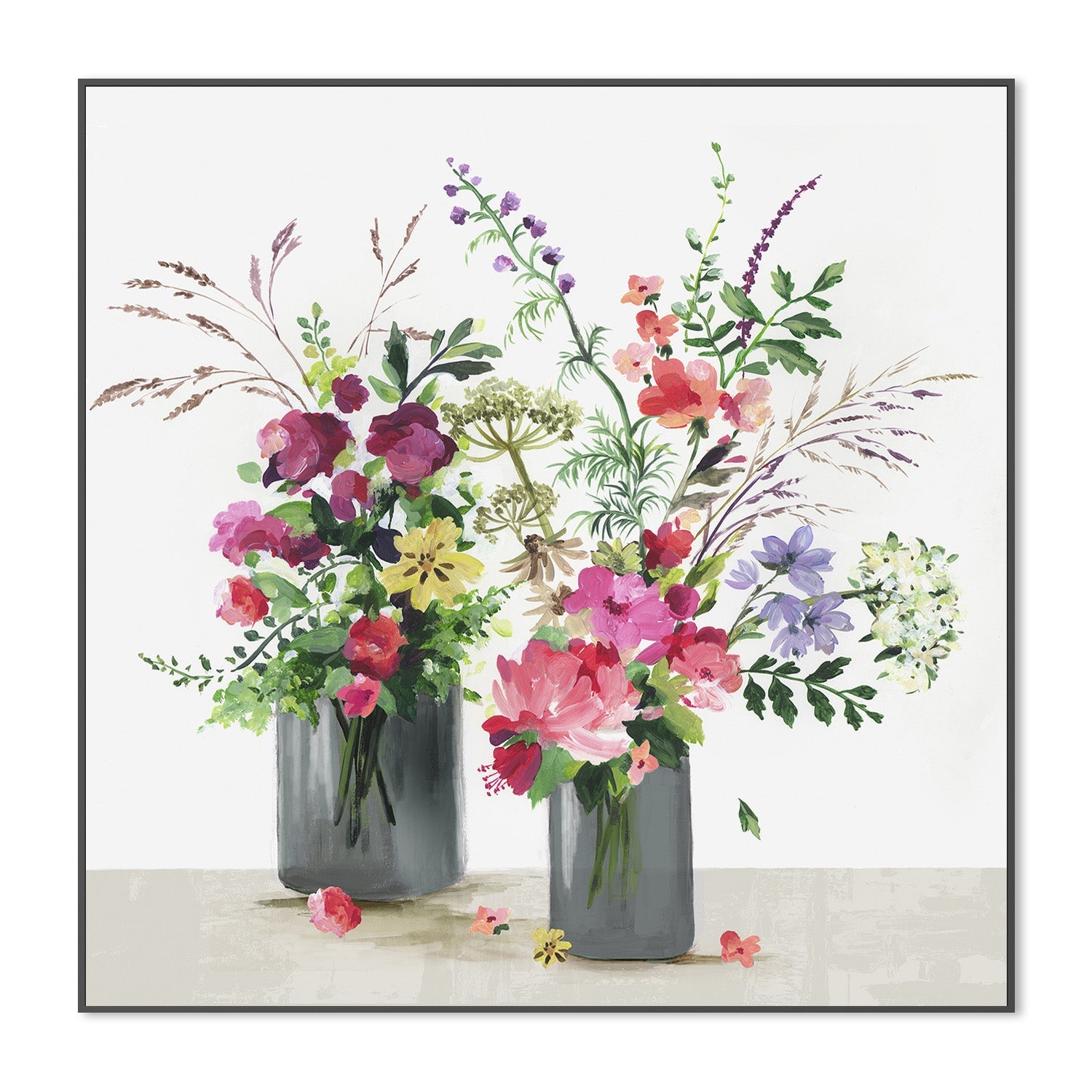 wall-art-print-canvas-poster-framed-Glass Florals , By Asia Jensen-3