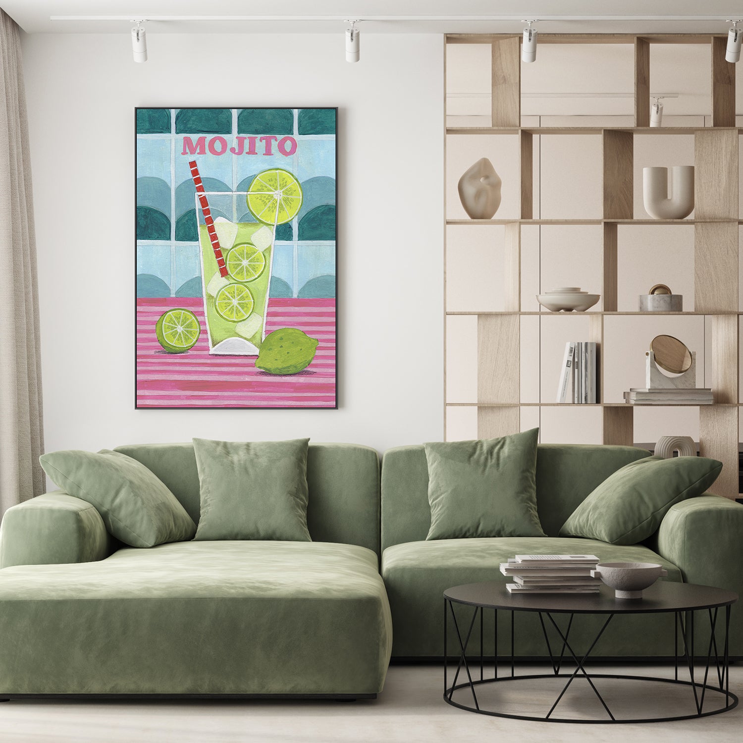 wall-art-print-canvas-poster-framed-Glass of Mjito-8
