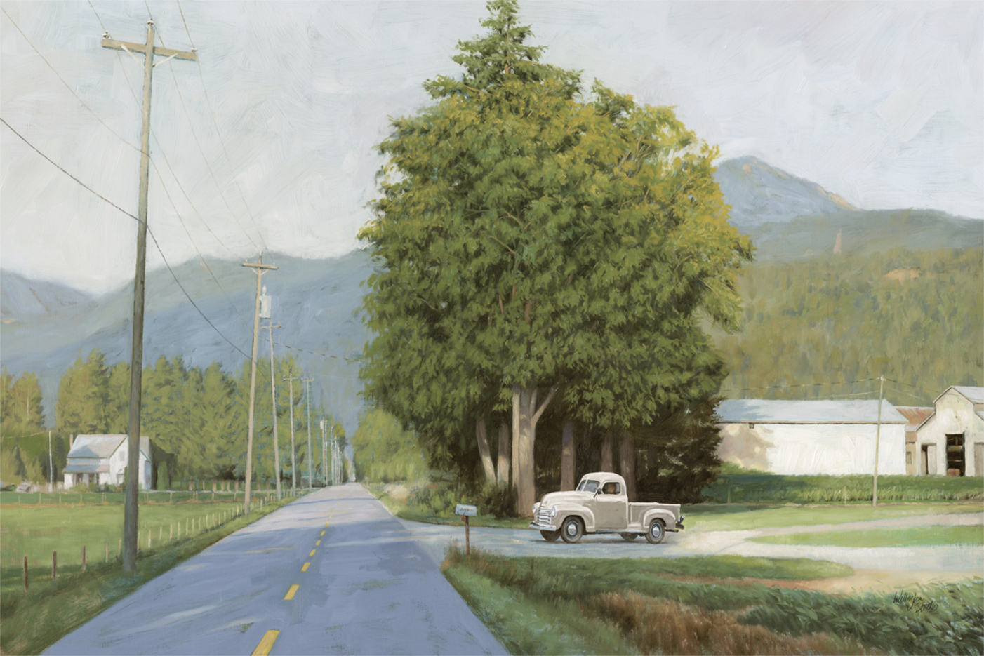 Going To Town , By Wellington Studio Wall Art Print Framed Canvas