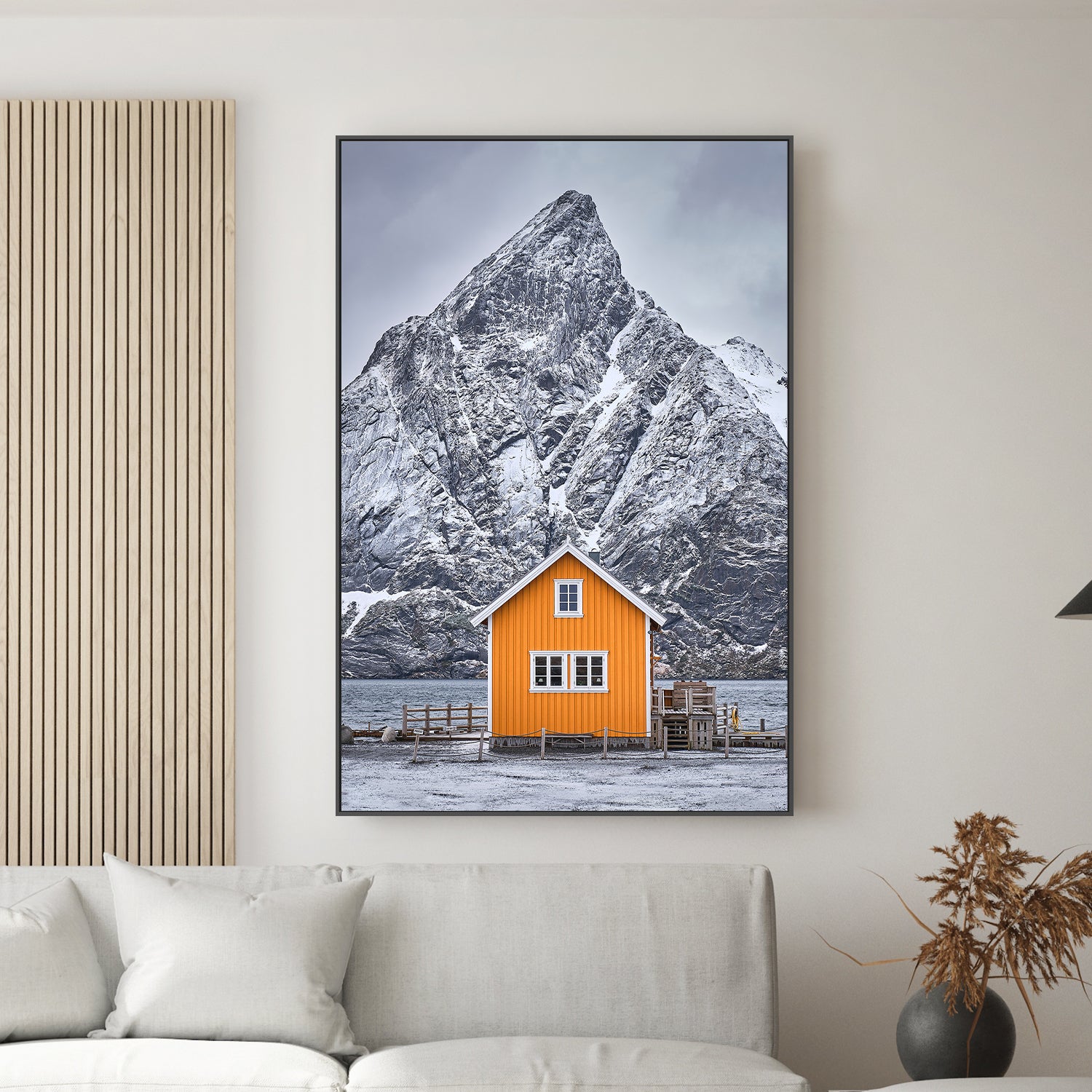 wall-art-print-canvas-poster-framed-Golden Cabin-2