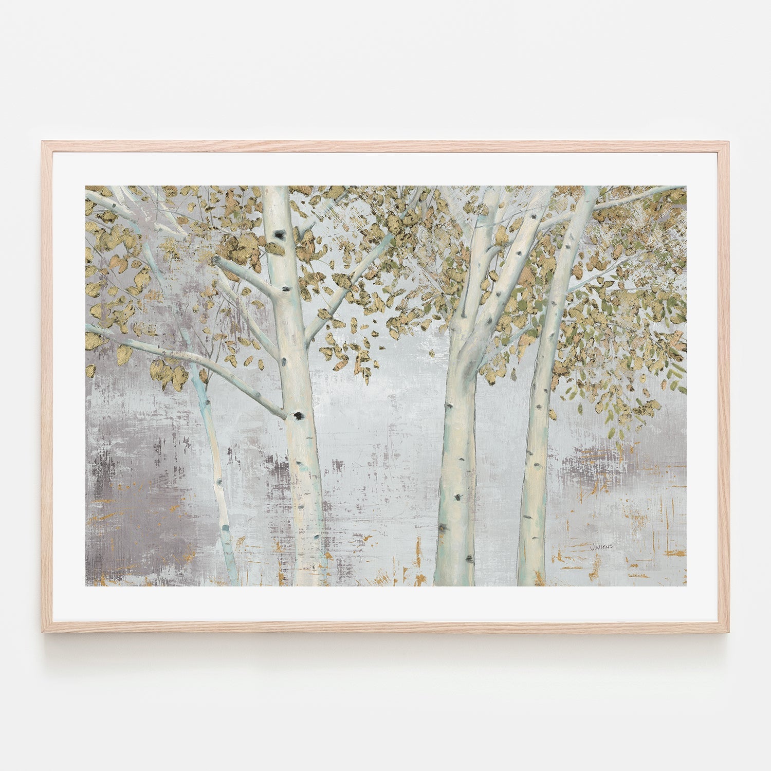 wall-art-print-canvas-poster-framed-Golden Forest Gray , By James Wiens-6