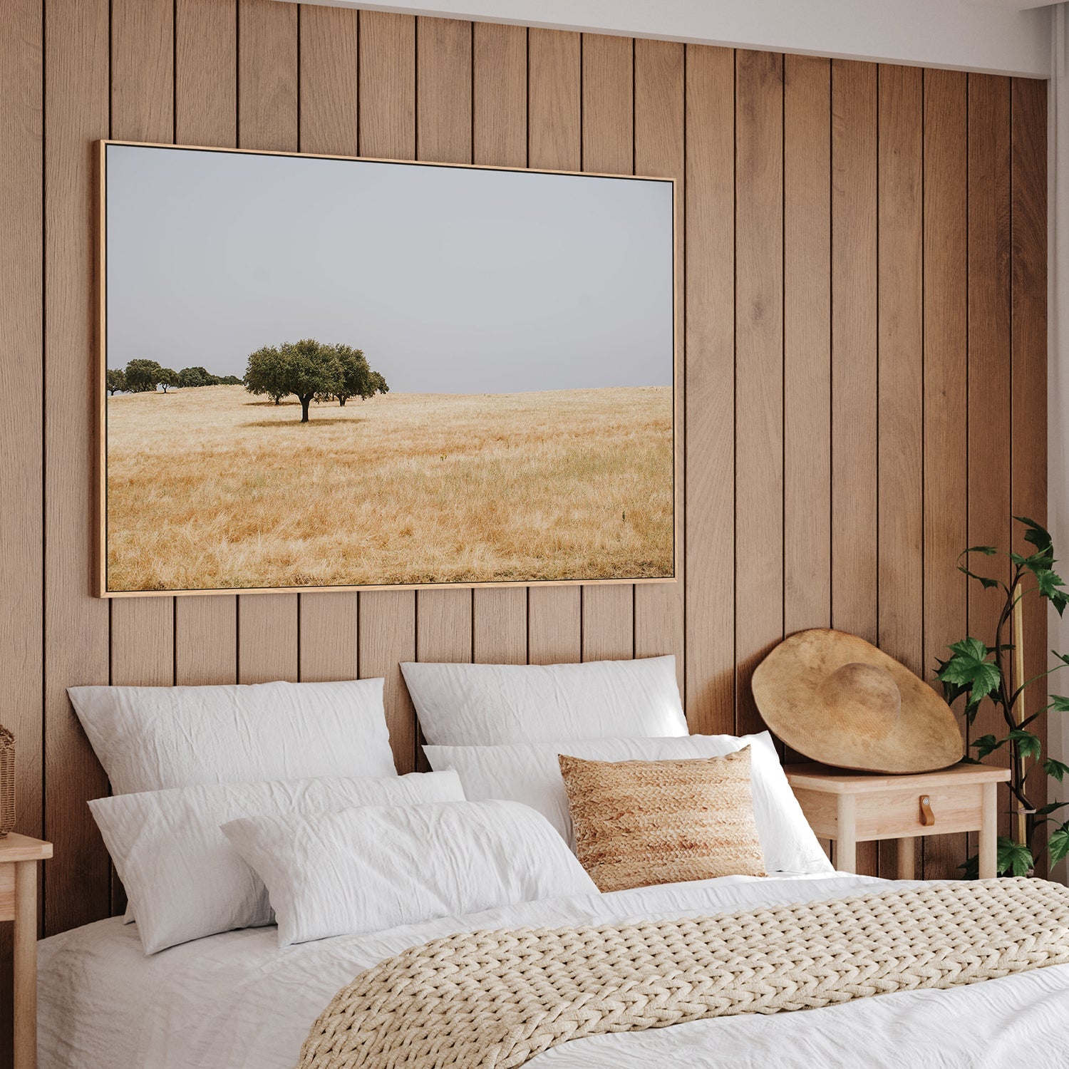 wall-art-print-canvas-poster-framed-Golden Landscape , By Hello Twiggs-2