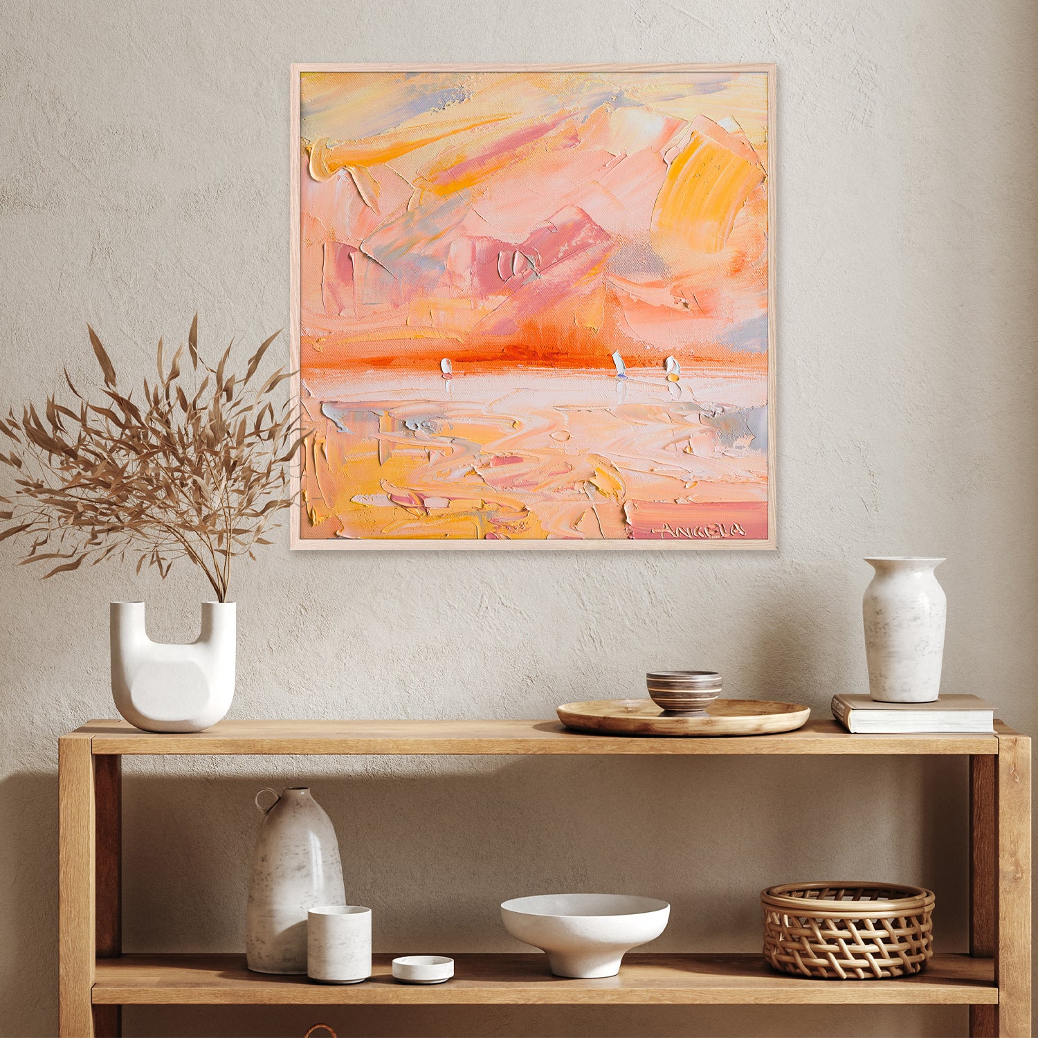 wall-art-print-canvas-poster-framed-Golden Melt-8
