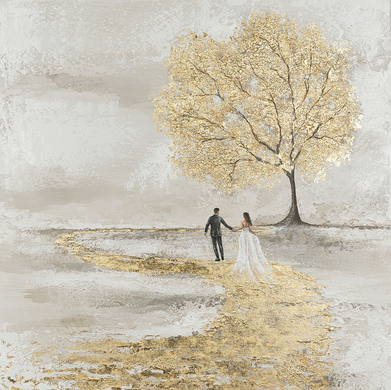 wall-art-print-canvas-poster-framed-Golden Vows , By Isabella Karolewicz-1