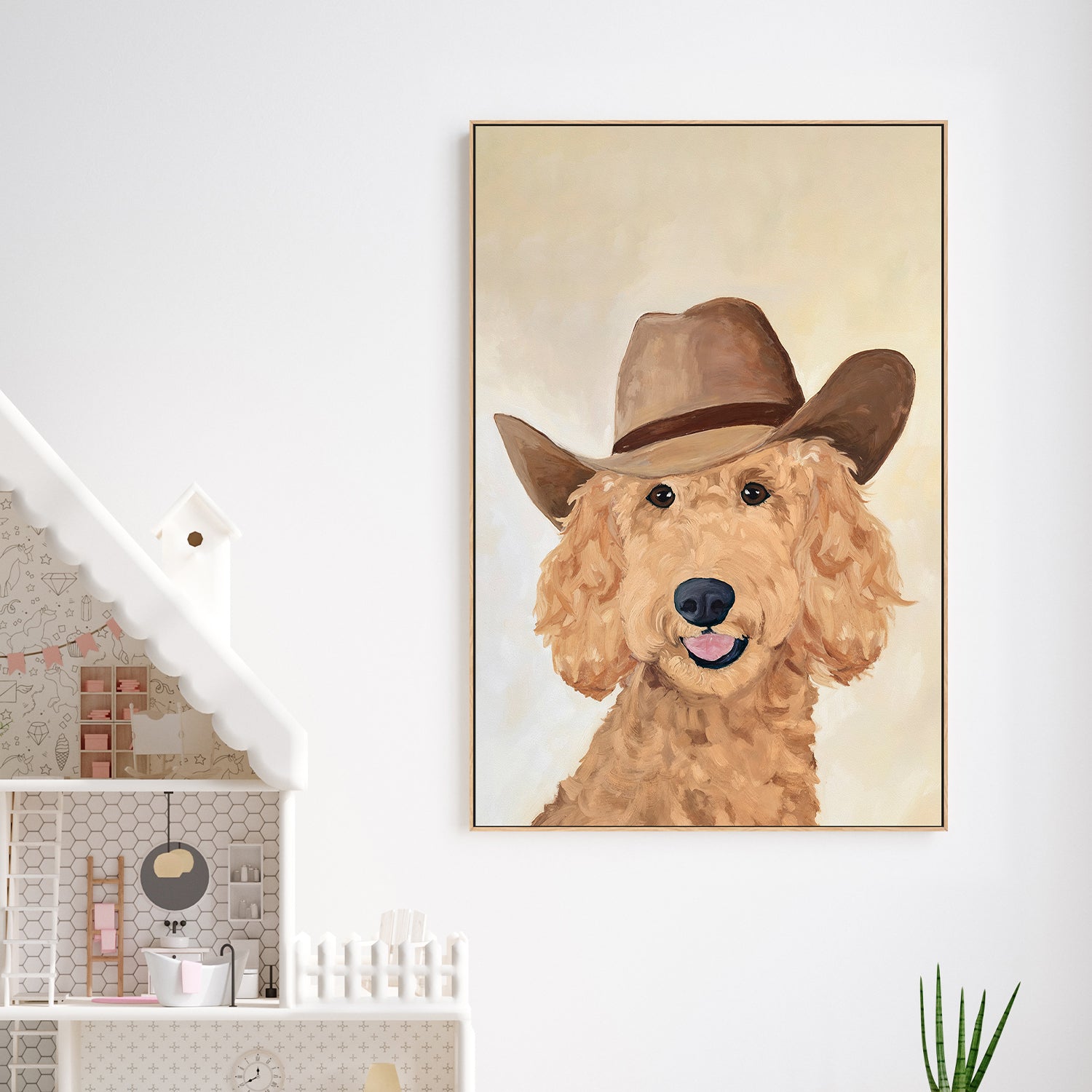 wall-art-print-canvas-poster-framed-Goldendoodle-2