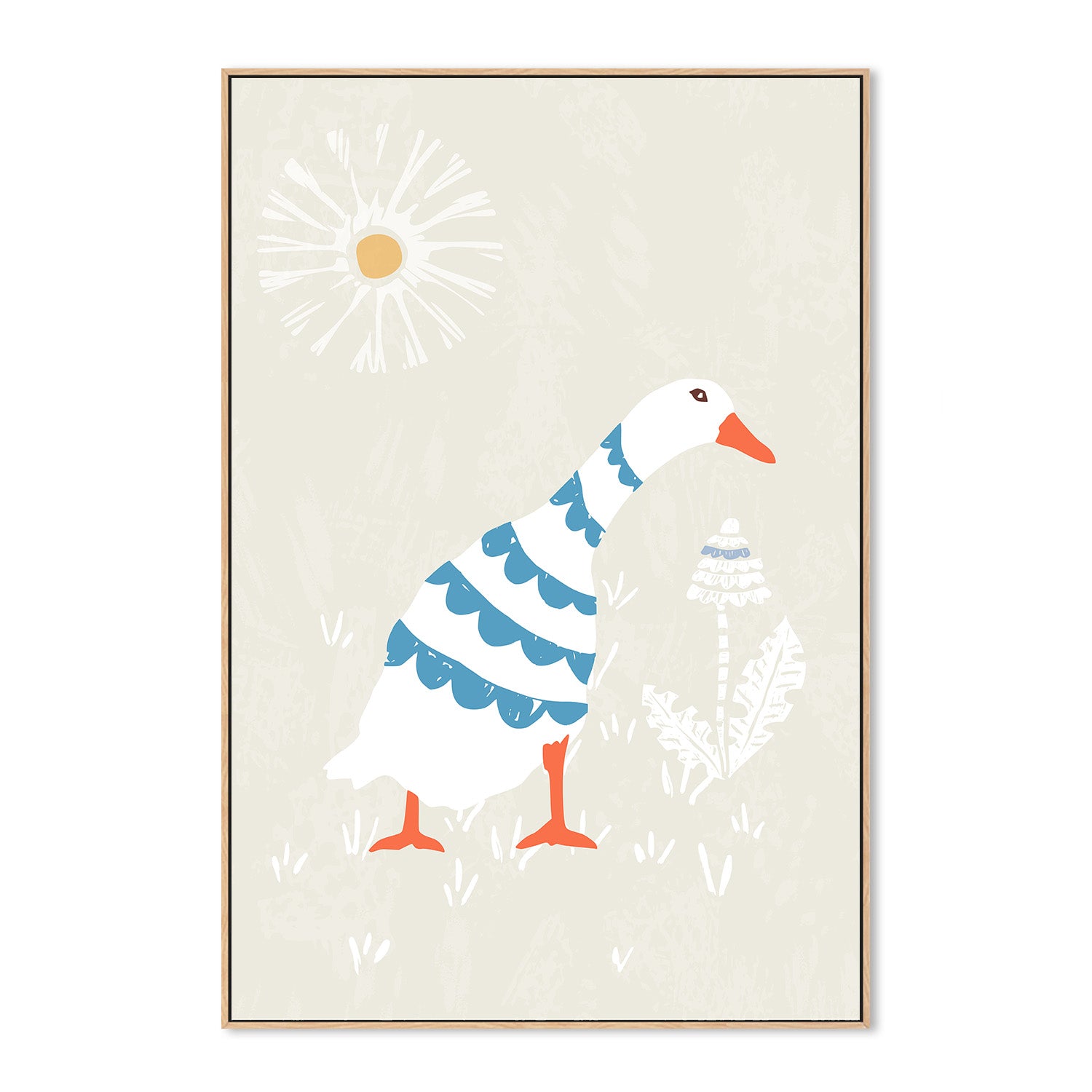 wall-art-print-canvas-poster-framed-Goslings In The Sunshine-4