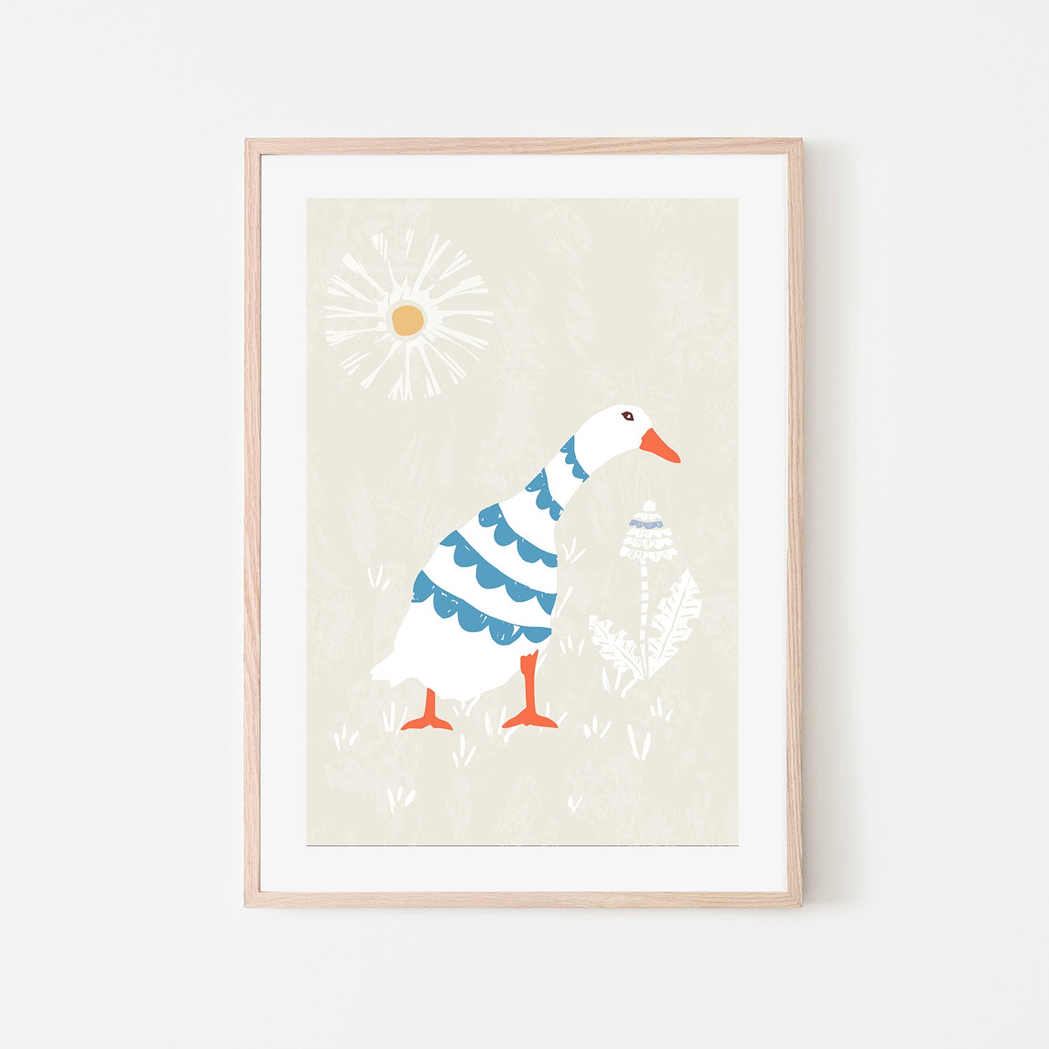 wall-art-print-canvas-poster-framed-Goslings In The Sunshine-6