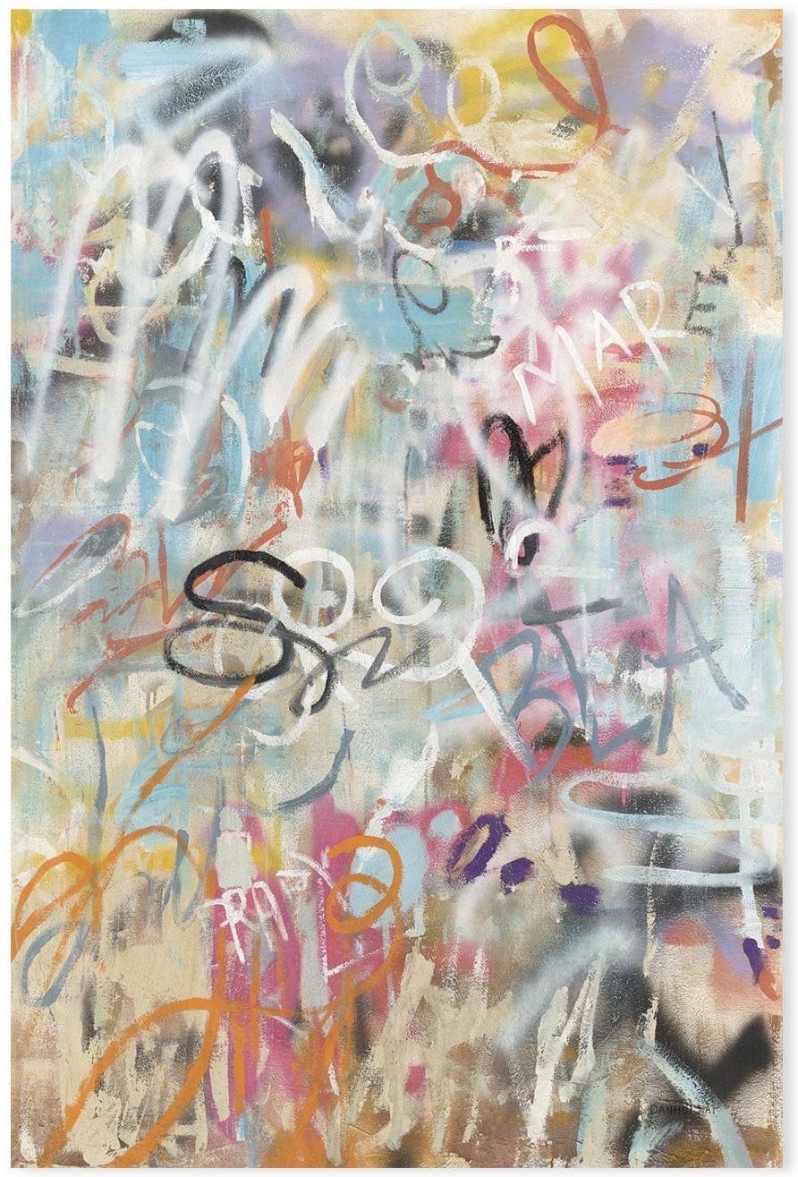 wall-art-print-canvas-poster-framed-Graffiti Love, Style B , By Danhui Nai-GIOIA-WALL-ART