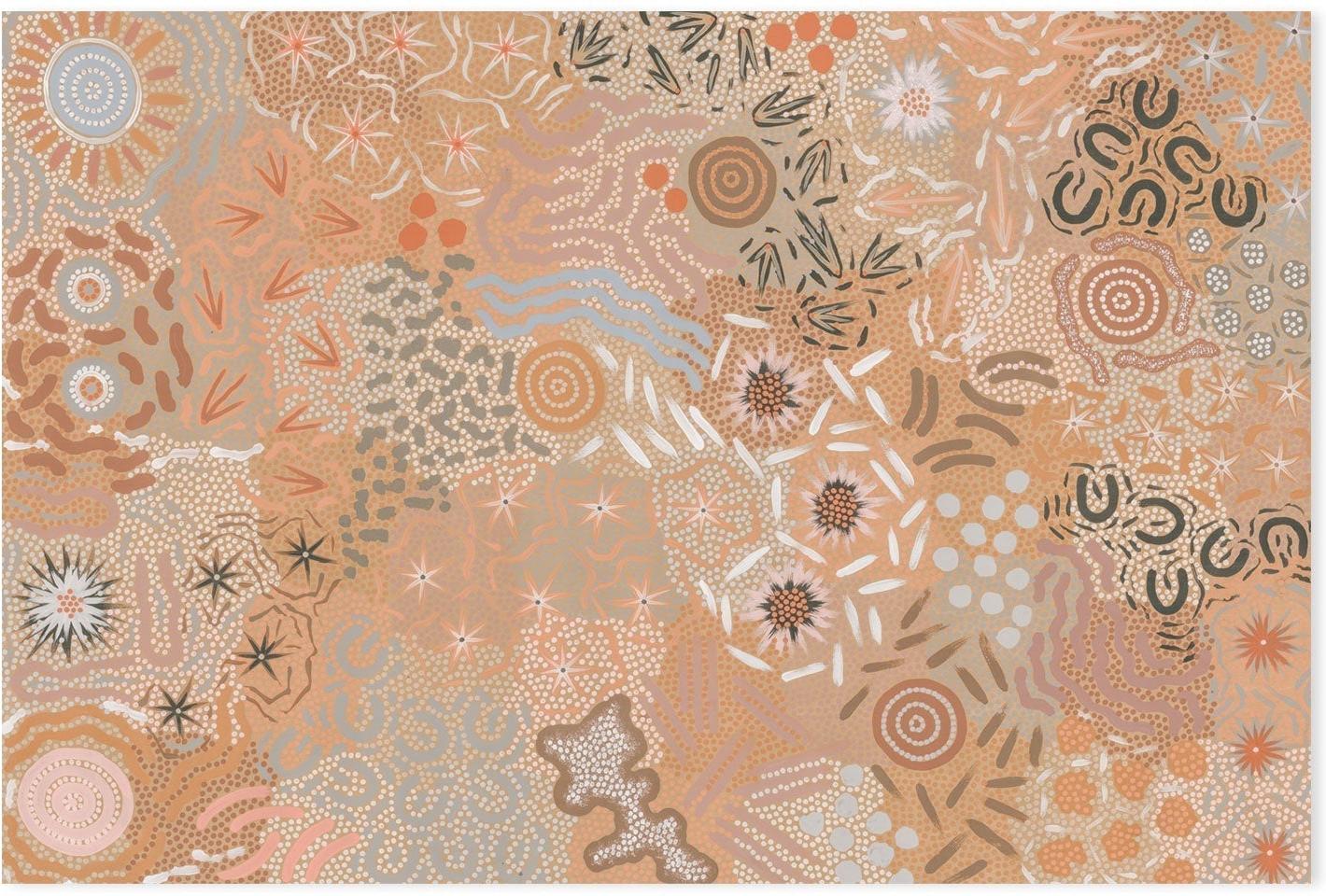 wall-art-print-canvas-poster-framed-Grandmother's Country, Style B-by-Michelle Possum Nungurrayi-Gioia Wall Art