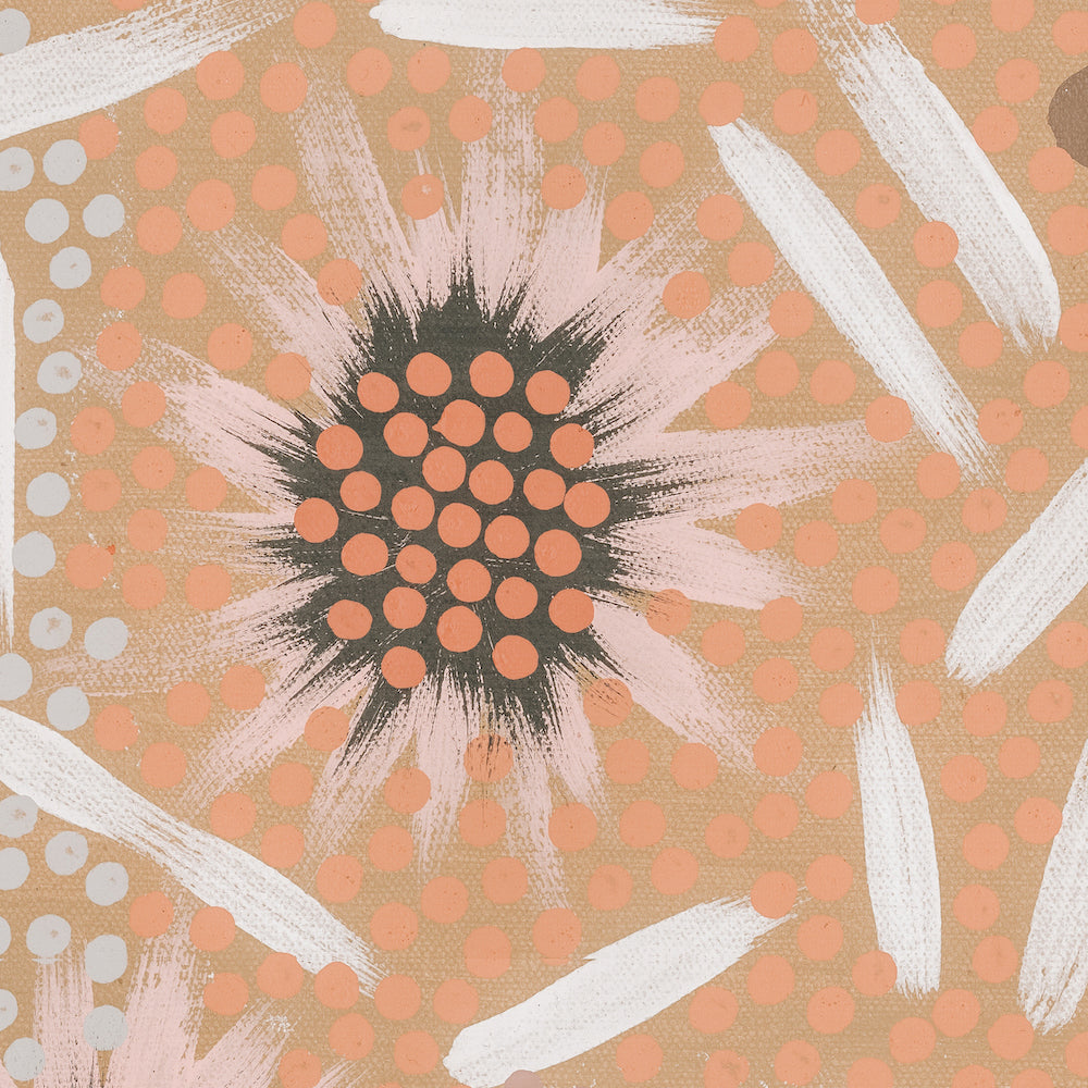 Grandmother’s Country Style B By Michelle Possum Nungurrayi Aboriginal Painting Print