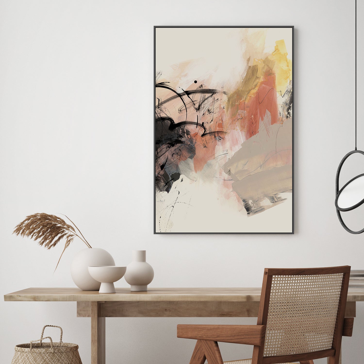 wall-art-print-canvas-poster-framed-Grapefruit, Style A-2