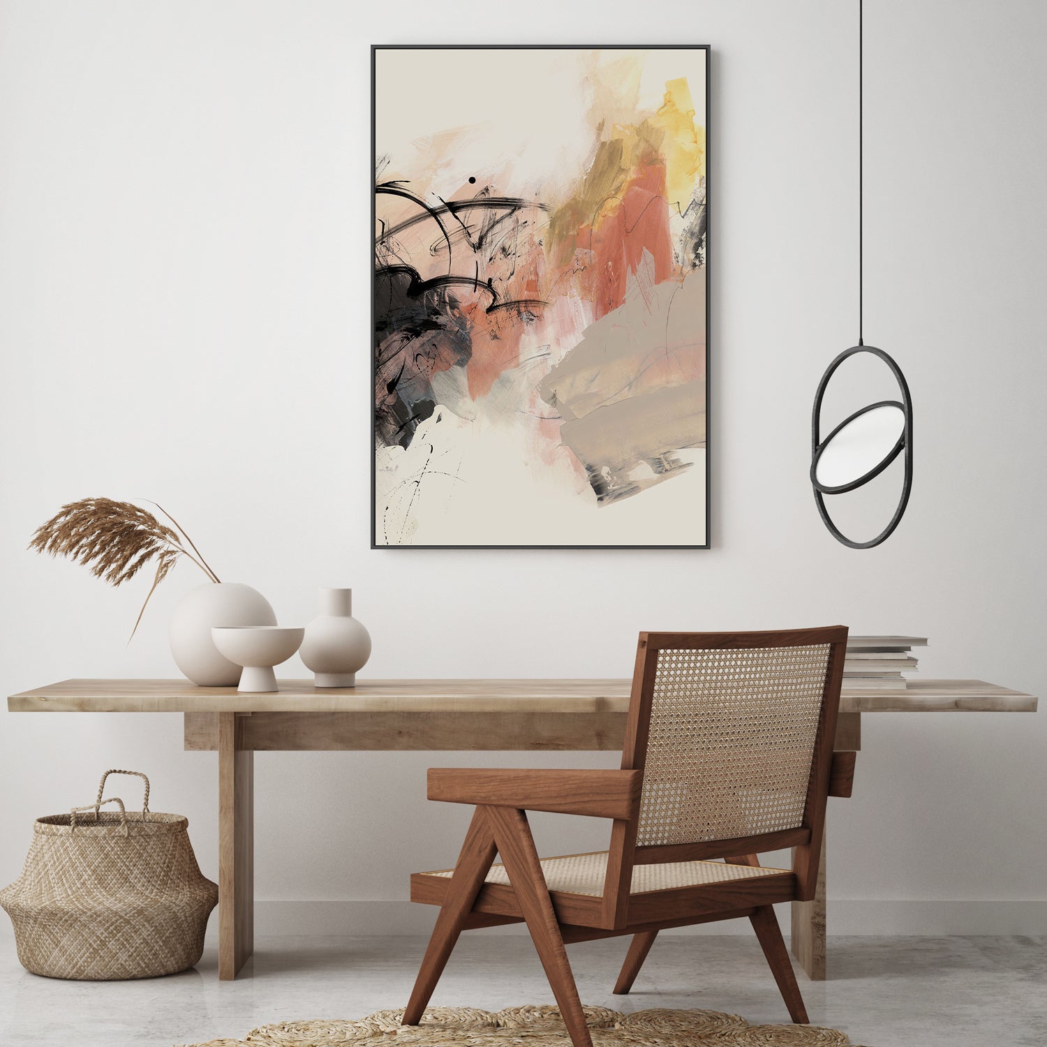 wall-art-print-canvas-poster-framed-Grapefruit, Style A-7