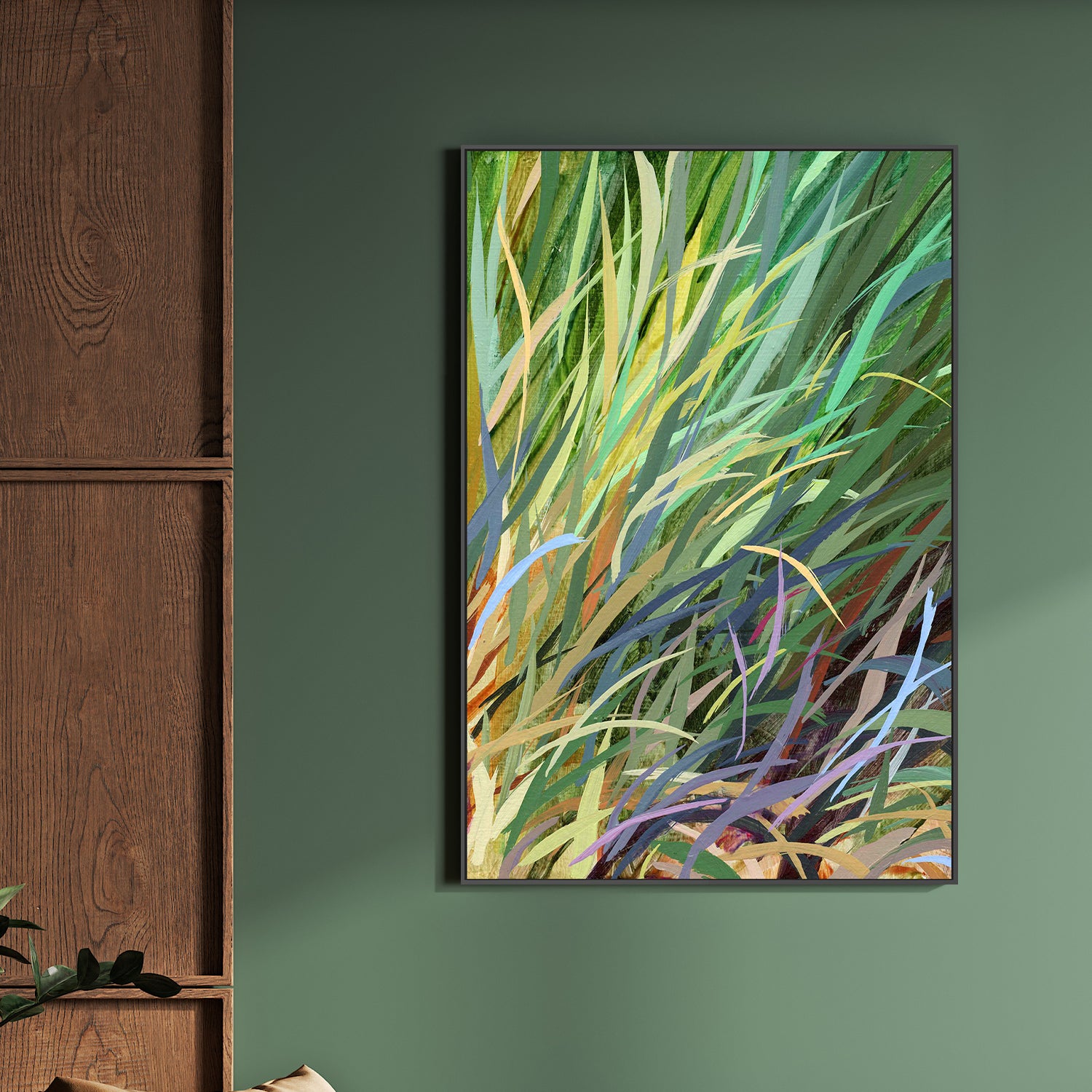 wall-art-print-canvas-poster-framed-Grassy Greens-2