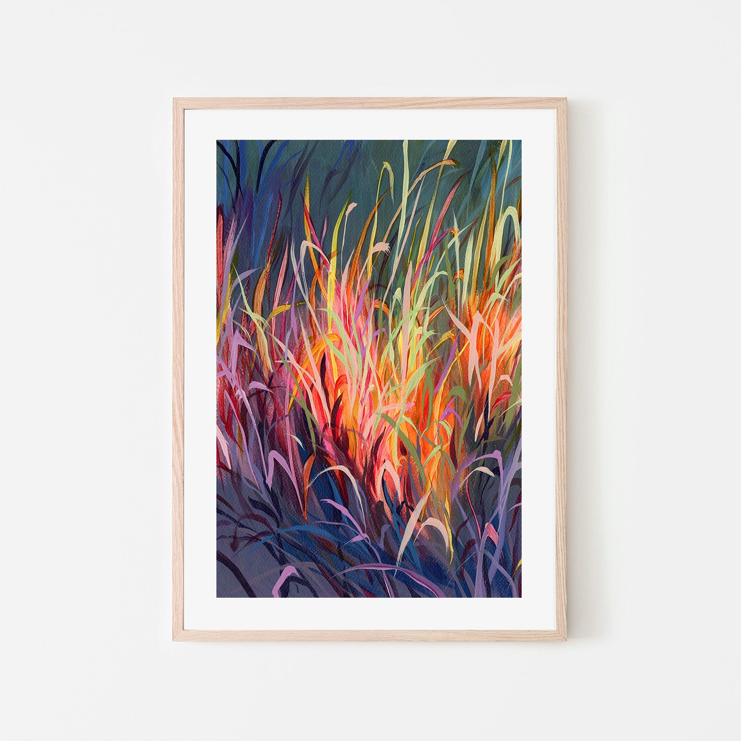 wall-art-print-canvas-poster-framed-Grassy Study, Style C-6