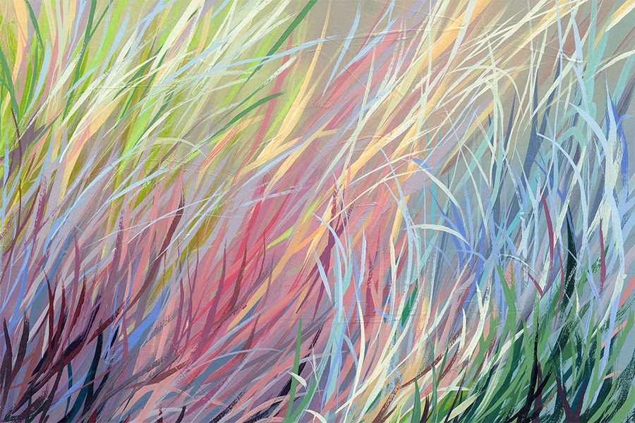 wall-art-print-canvas-poster-framed-Grassy Study, Style D-1