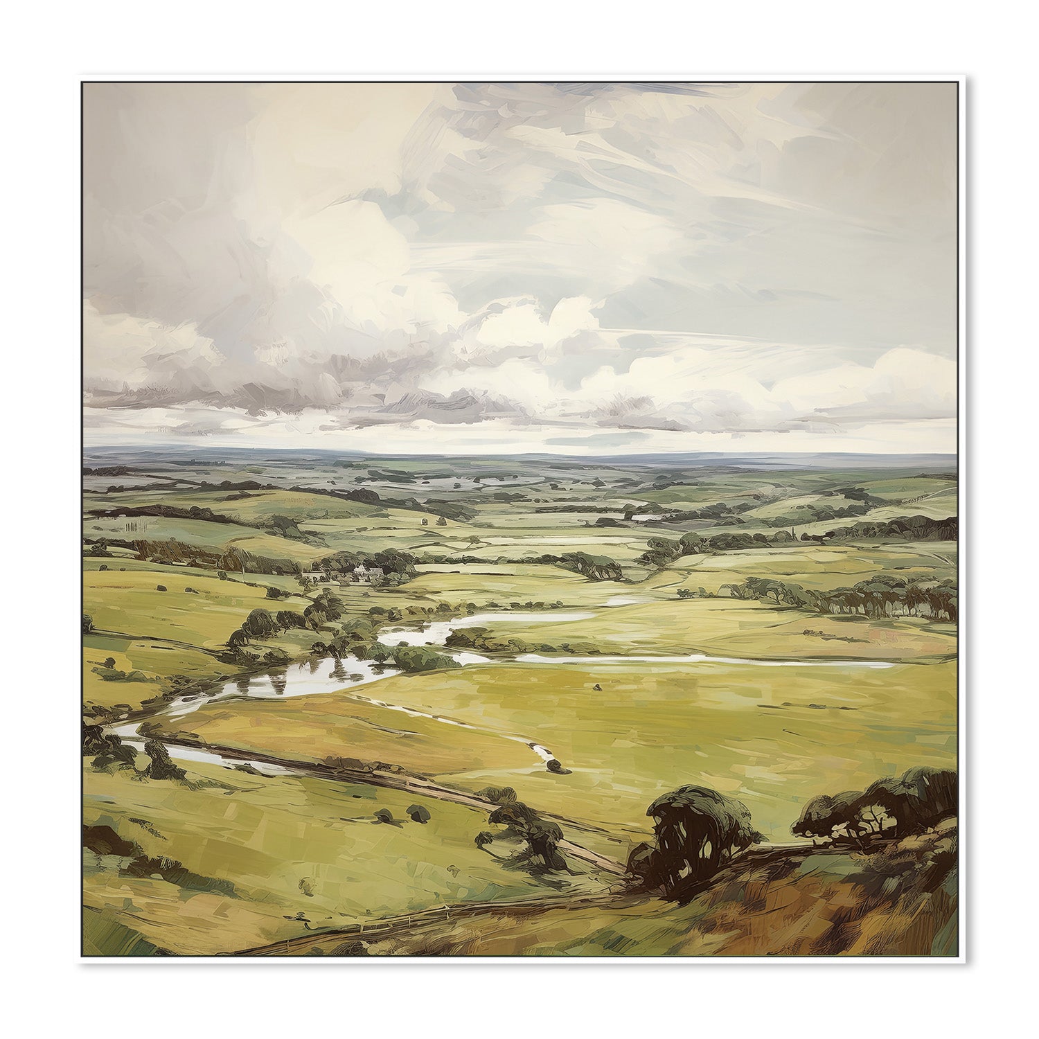 wall-art-print-canvas-poster-framed-Green Hill Vista , By Raymond Powers-5