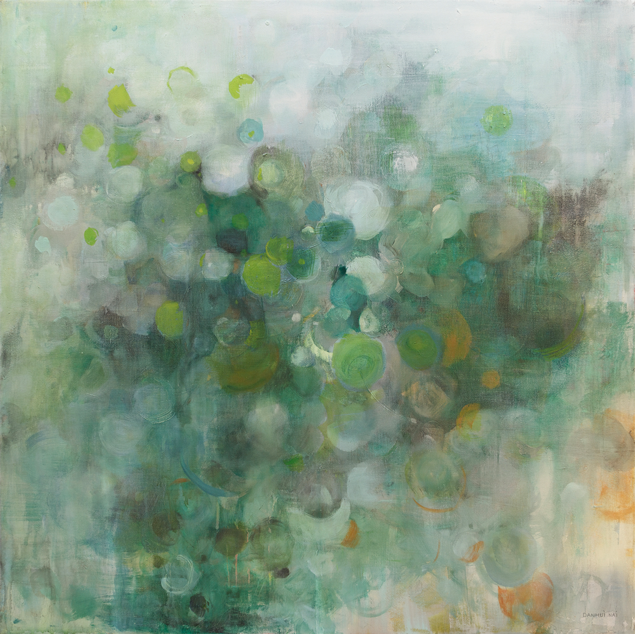 wall-art-print-canvas-poster-framed-Green Mist , By Danhui Nai-1